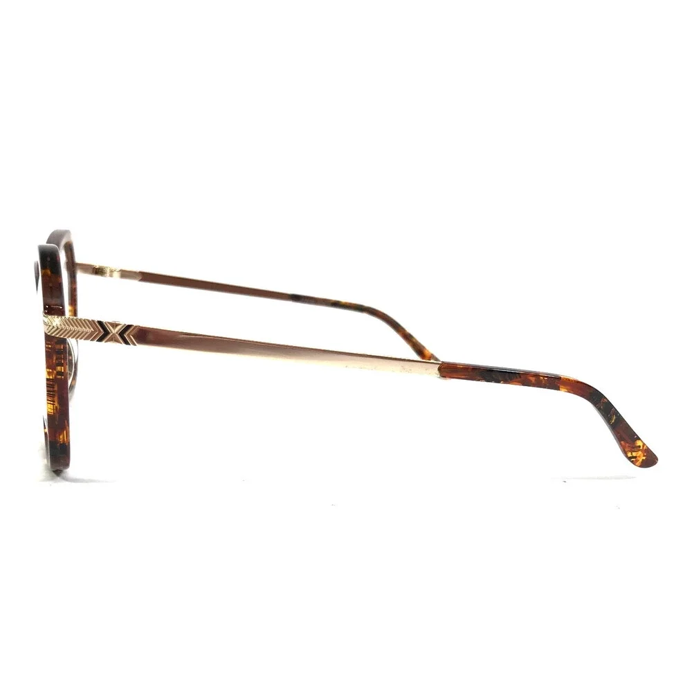 BOZ Eyeglasses Frames IXELLE 9095 Demi Shiny Gold Brown Tortoise 53-18-135